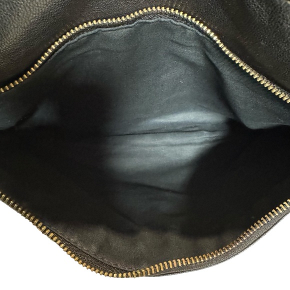 Fossil Vintage Corey Black Leather Crossbody Bag Y2K‎ Brown Adjustable Strap - Picture 6 of 15